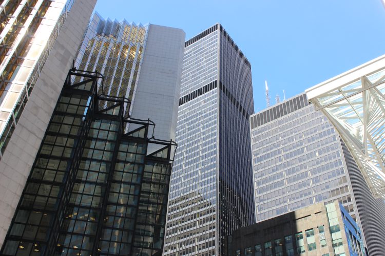 Banks downtown Toronto